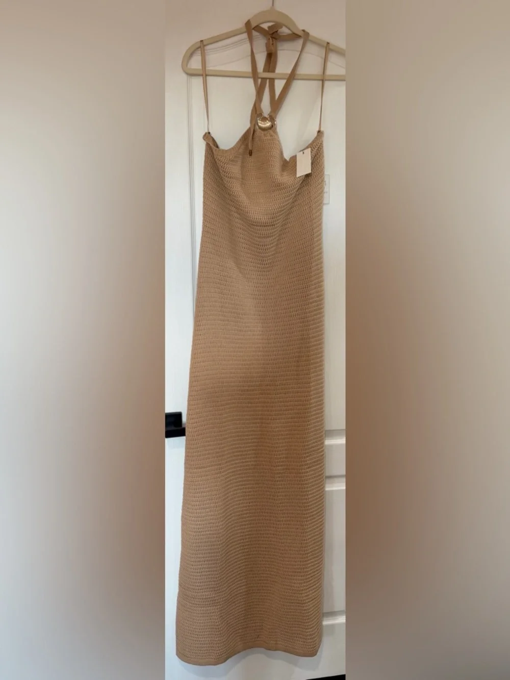 JLUXLABEL Sand Overseas Halter Maxi Dress - Picture 5 of 12